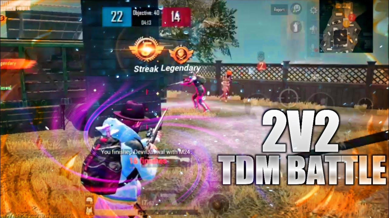 ONLY M24 CHALLENGE 🔥🔥🔥 | 2 VS 2 TDM WITH COMPETITIVE 🤑🤑 | BGMI MONTAGE ...
