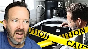 WARNING! This Workstation Sink Is Dangerous!  (but i love it) @leftonhome