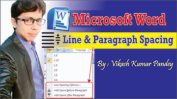 Paragraph Line spacing in MS Word || CBSE Class 10, IT 402, Unit 3, Word Processing (Intermediate)