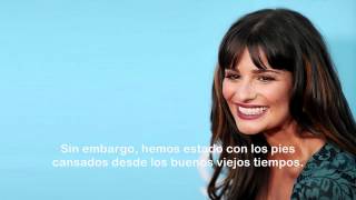 Video thumbnail of "Lea Michele :: Auld Lang Syne (Traducción)"