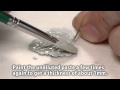 Make silver leaf pendants with PMC Paste