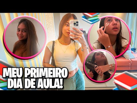 ROTINA DA MANHÃ DO MEU PRIMEIRO DIA DE AULA 2024 | Mila Florêncio