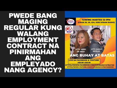 Video: Paano Muling Makipagtalakay Sa Isang Kontrata Sa Isang Empleyado Na Walang Kontrata