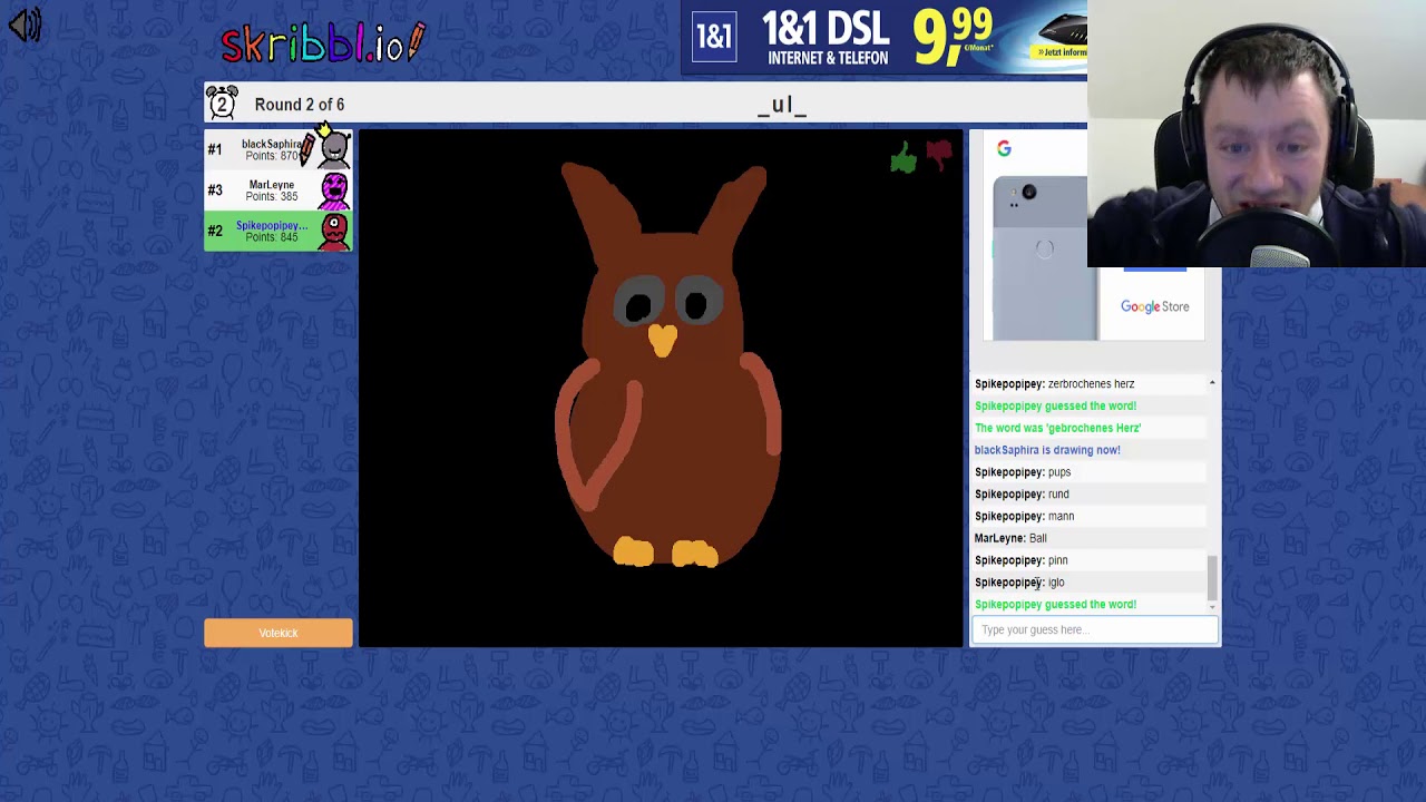 Let´s Have Fun Part 14 Scribbl.io mit Marlene und Black Saphira - YouTube