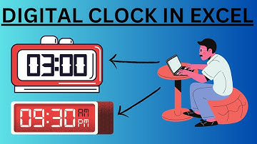 how to make digital clock in excel vba | excel vba digital clock
