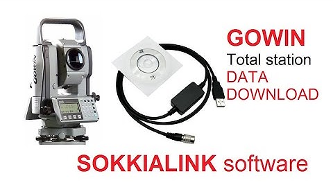 Gowin Total Station Data Transfer using Sokkialink |Easy and Simple| Cygnus & Topcon