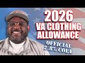 2026 VA Clothing Allowance Explained (Official 2.8% COLA Increase)