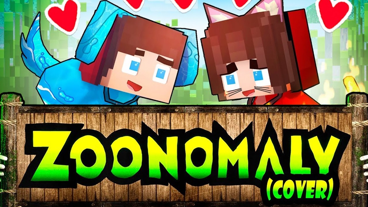 JJ Water DOG and JJ’s Girl Fire CAT | Zoonomaly Theme Song (COVER)