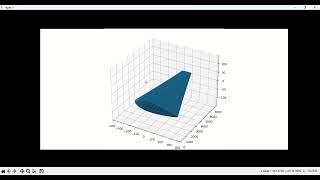 Generate  3D wing with Python