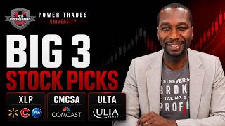 Big Three Stock Picks: XLP, CMCSA & ULTA Trade Setups Explained