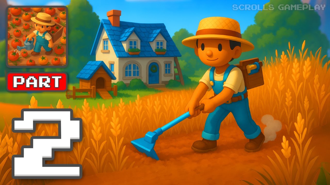 Little Farm Story: Idle Tycoon - Gameplay Walkthrough Part 2 - Harvest Earn Expand More