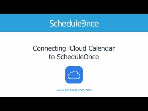 Connecting iCloud Calendar to ScheduleOnce