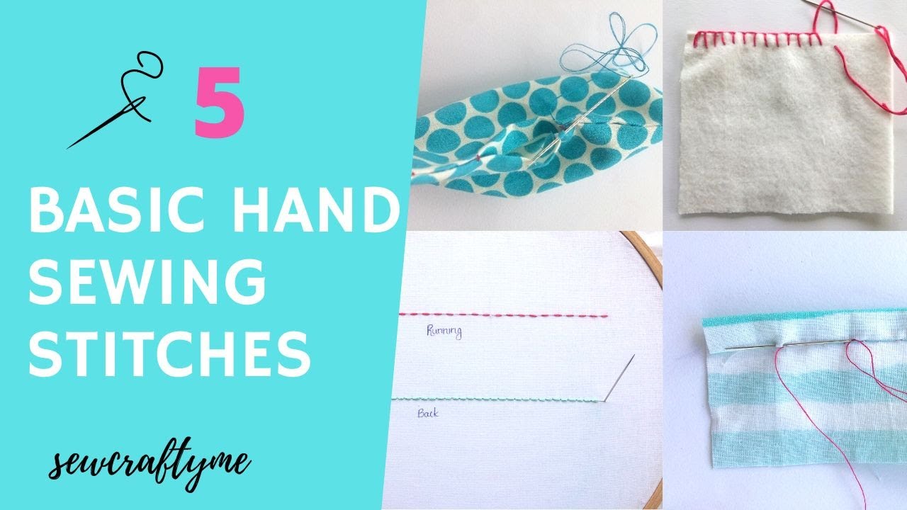 Basic Hand Sewing Stitches for Beginners 