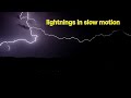 lightnings in slow motion ברקים בשפלת יהודה