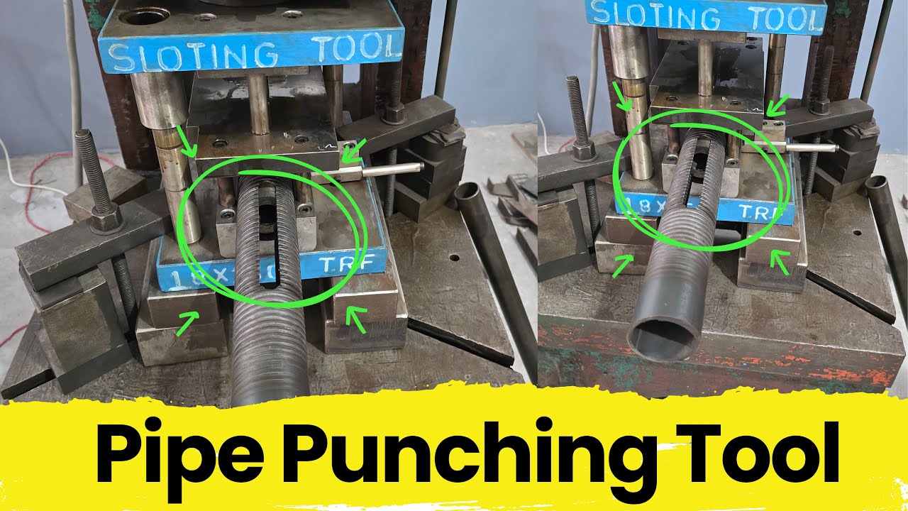 Pipe Slotting Tool Trial, Power Press पे डाई कैसे लगाते हैं? चाल कैसे सेट करते हैं?? 🛑LIVE 