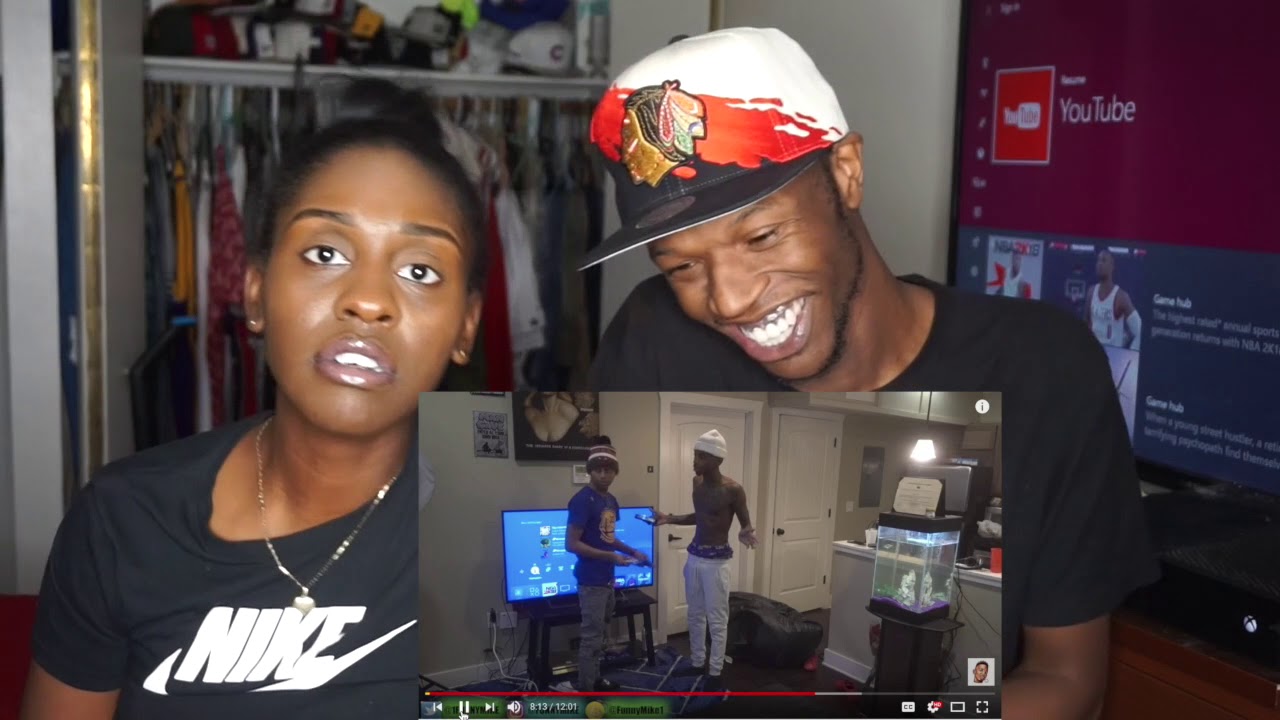 FUNNY MIKE I BROKE MY LIL BROTHER 2K18 GAME!! (HE CRIES) REACTION - YouTube