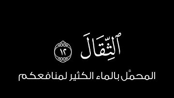 هُوَ الَّذي يُريكُمُ البَرقَ خَوفًا وَطَمَعًا || كروما قران كريم شاشة سوداء || يوسف الصقير