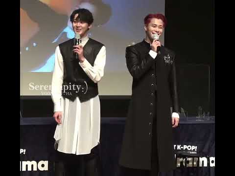 20220320 문빈&산하 WHO 첫인사 위드드라마 대면팬싸인회