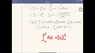 PC10e | Solving a PDE | Wave Eq | p5 - Solve Integral (+Implicit Integration-By-Parts technique)