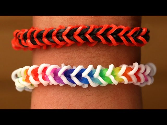 How to make Rubber Band Bracelet Loom Pattern – My World Simplified