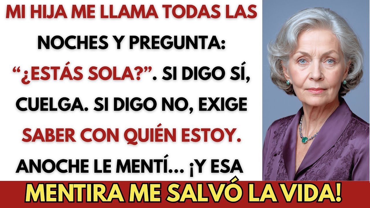 ¡Mi hija me llama todas las noches y pregunta si estoy sola! Anoche le mentí… ¡y esa mentira me...