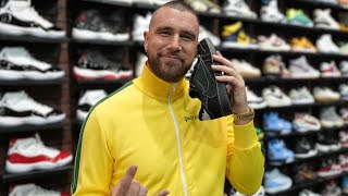 Travis Kelce Goes Shopping For Sneakers With CoolKicks