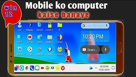 Mobile ko Computer Kaise Banaye ? || Windows 11 on Android now Available ||  #tech #computer 