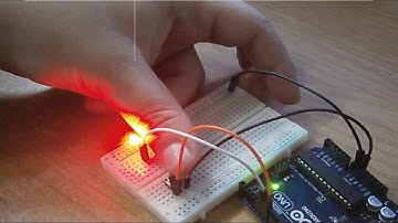 Светодиод и кнопка