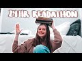 i read for 24 hours straight!? | 24 hour readathon vlog