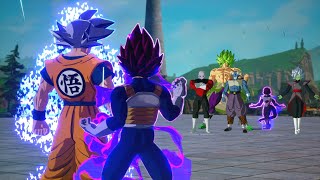 Ultra Instinct Goku & Ultra Ego Vegeta Vs Super Villains - Dragon Ball Sparking Zero