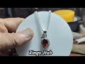 Handmade silver pendant making process | pendant making | rings hub
