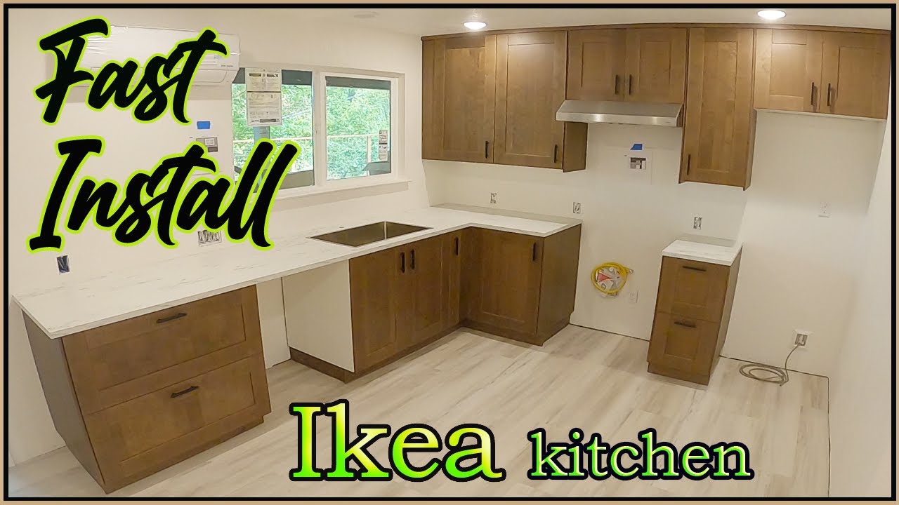 Quick installation of an IKEA kitchen YouTube