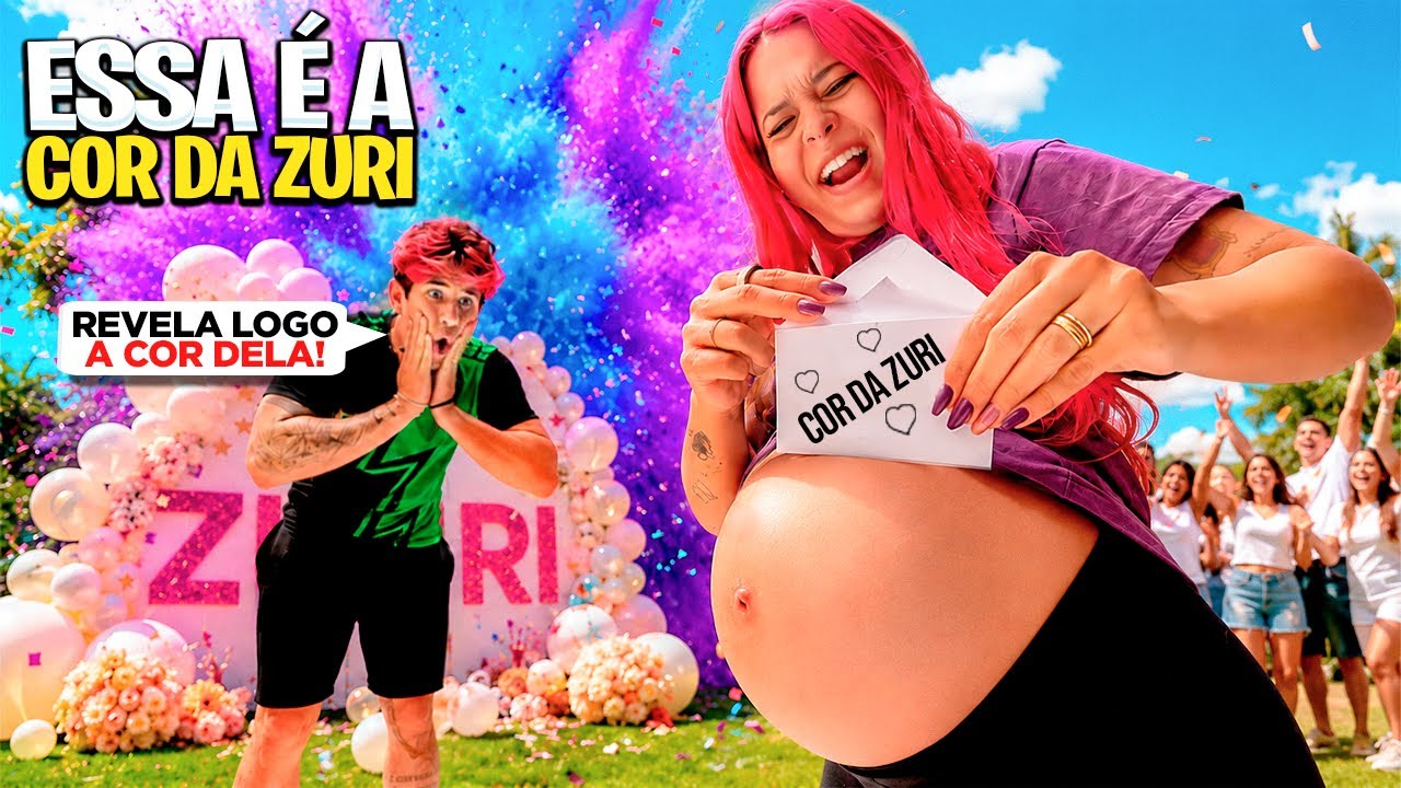 DEFINIMOS QUAL VAI SER A COR DA ZURI *revelamos tudo