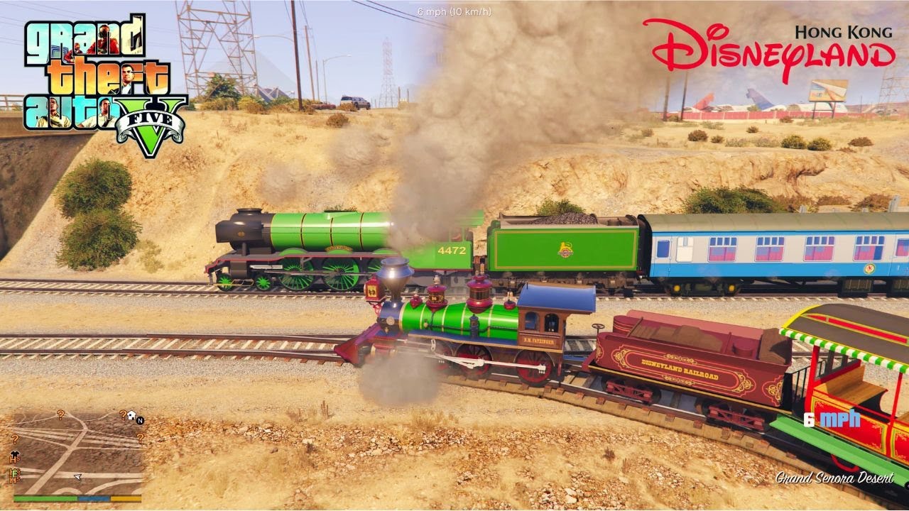 Disneyland Railroad Train |  Los Santos | Grand Theft Auto V