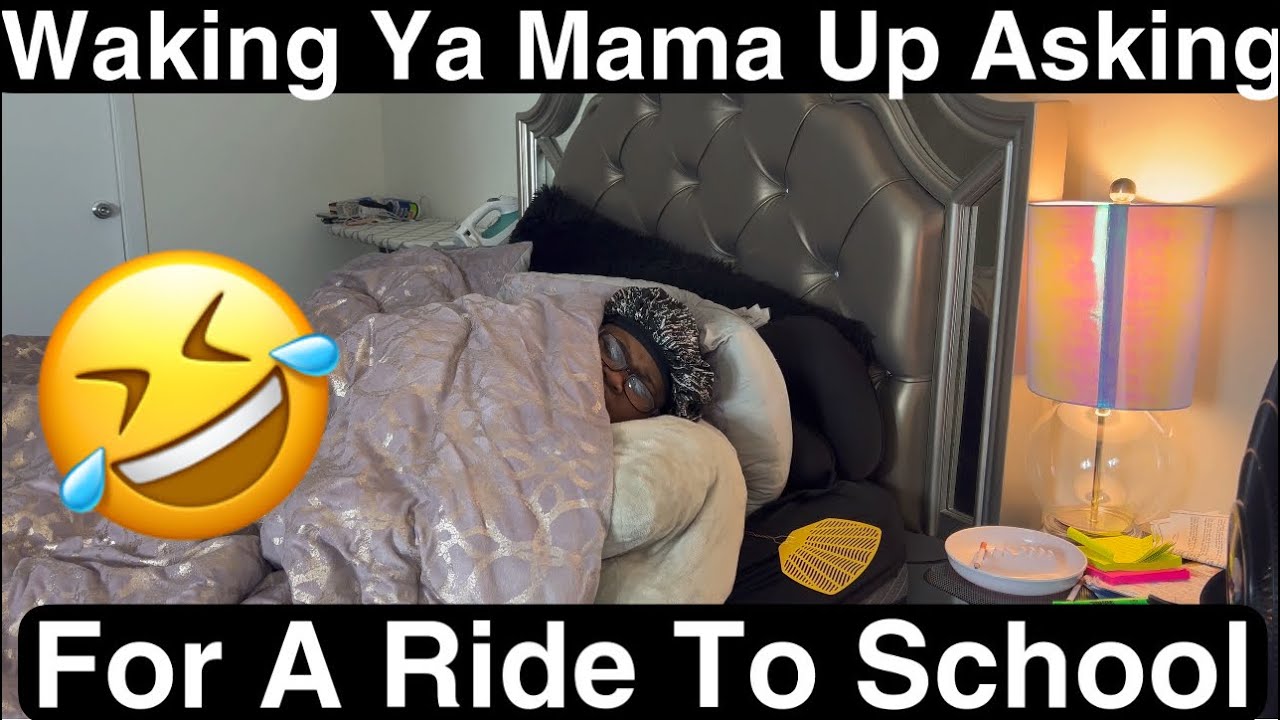 Прошу маму подвезти меня до школы (Белые против чёрных)