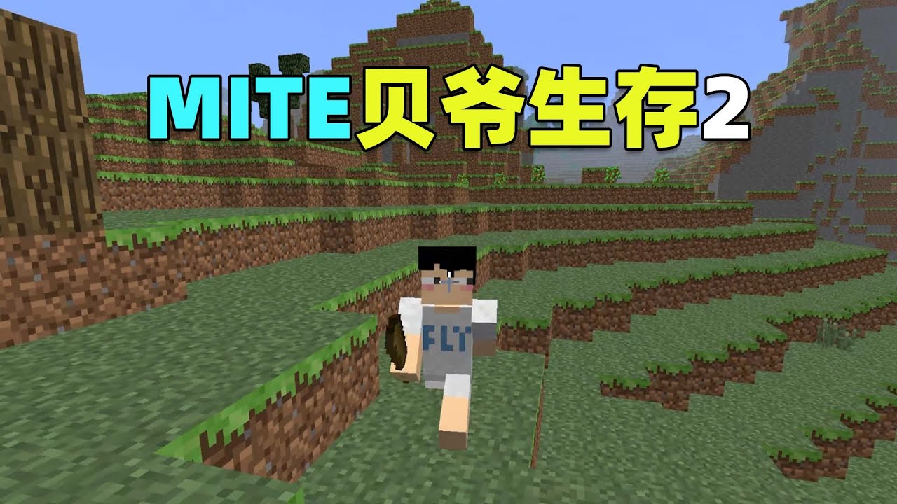MITE贝爷生存2:过了5天,才做出木棒和铲子!Minecraft - YouTube