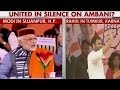 NaMo RaGa silent Kejriwal's allegations