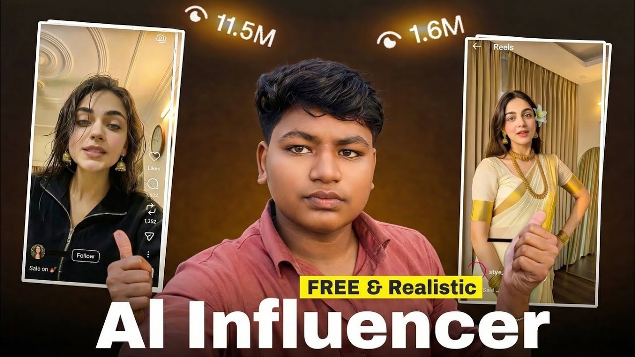 Make AI Instagram Model For FREE🔥| 100% Hyper Realistic AI Influencer ...