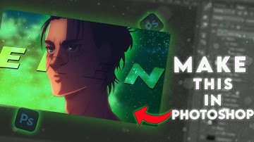 MAKE THUMBNAIL FOR AMV IN PHOTOSHOP | ANIME | ADOBE PHOTOSHOP TUTORIAL | AMV THUMBNAIL | RETRO