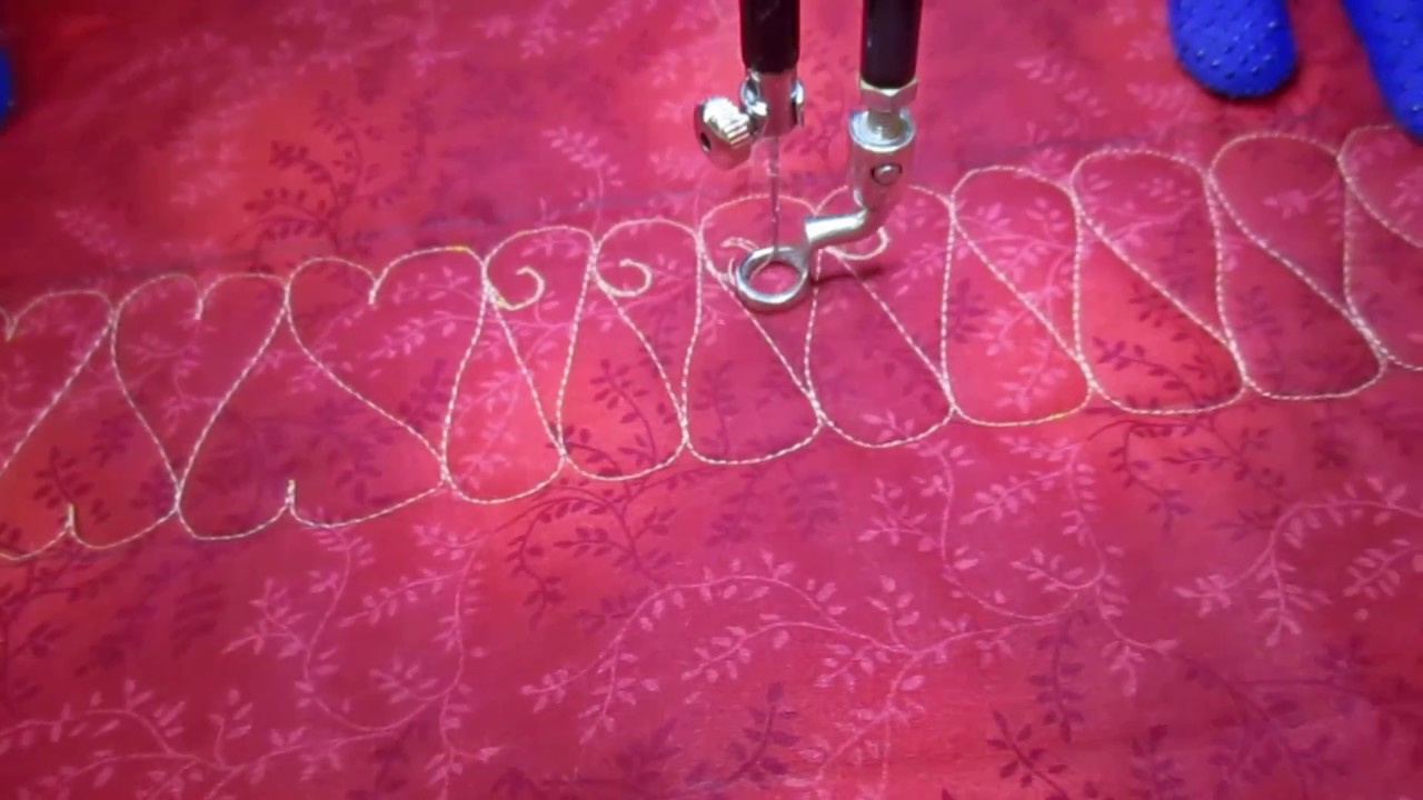 Ribbon Candy Quilting Demo - YouTube