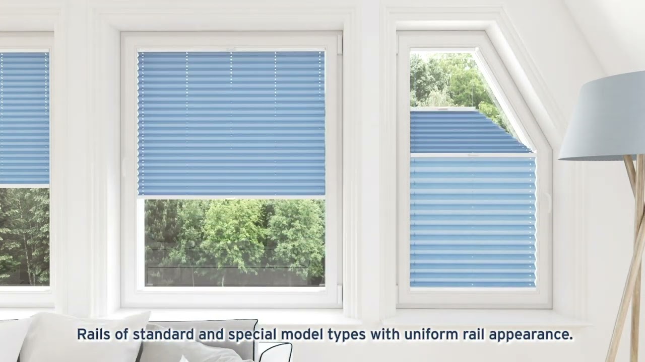 Cosiflor pleated blinds - the new collection and the new system (version engl.)