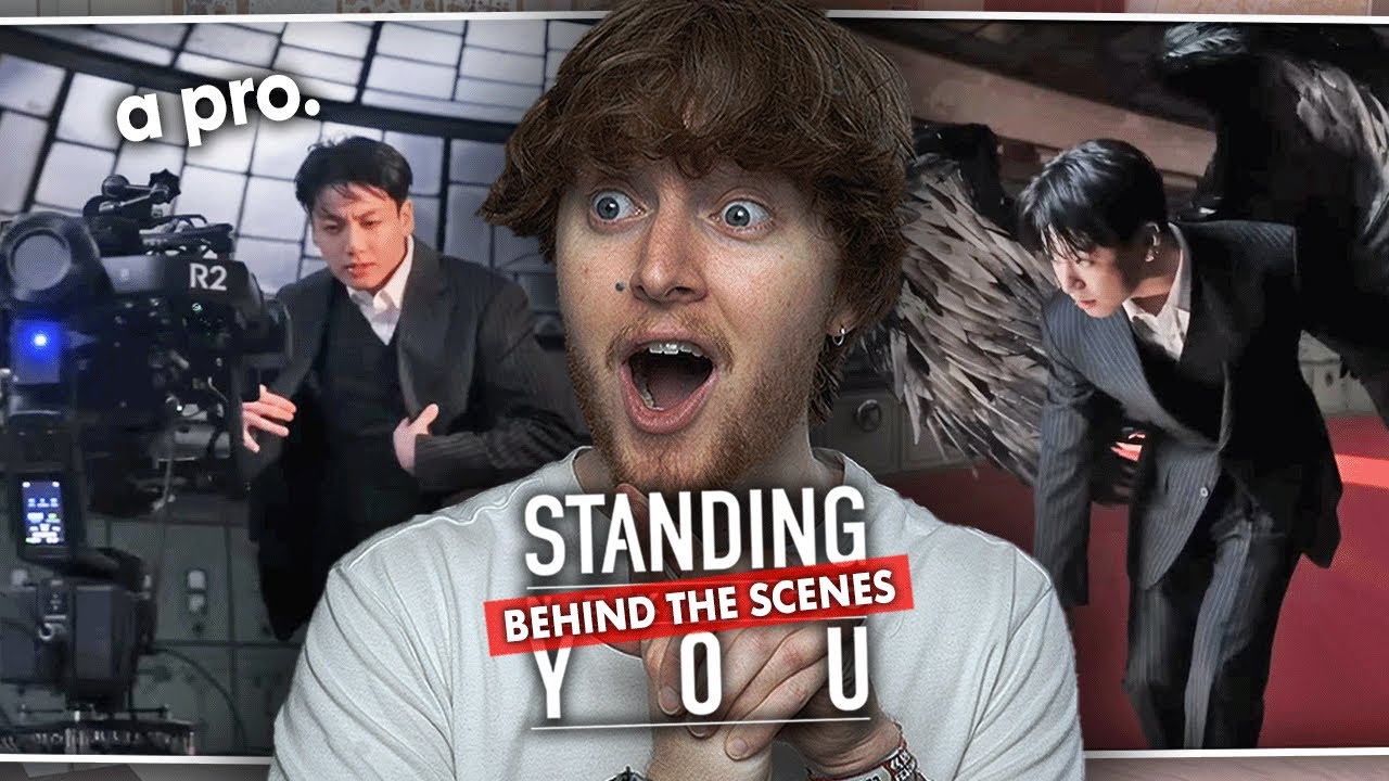 HE'S TOO GOOD! (Jungkook 'Standing Next to You' MV Shoot Sketch)