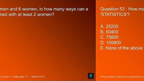 100 Permutation & Combination Questions | Aptitude Preparation | Rise Academy
