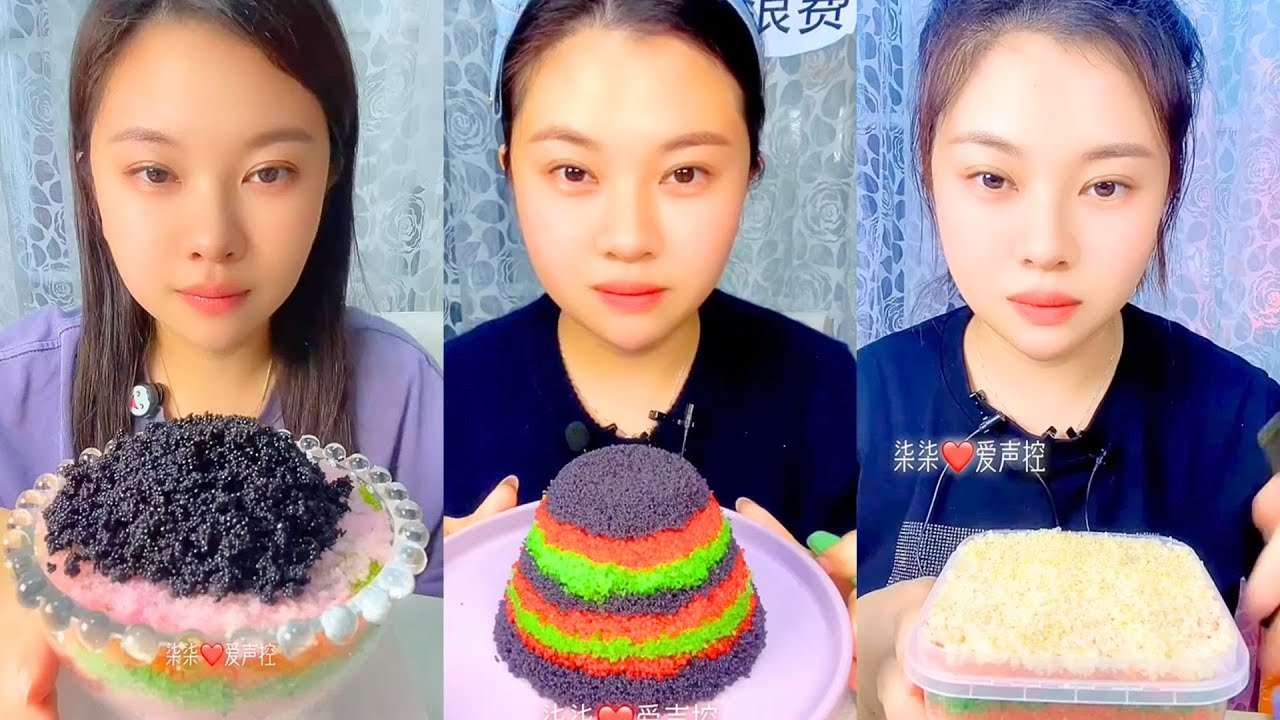 Chinese Colorful Fish Roe ASMR Eating | Soft Pop & Crunch Seafood Mukbang #55