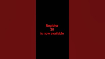 Burlington register 30 video
