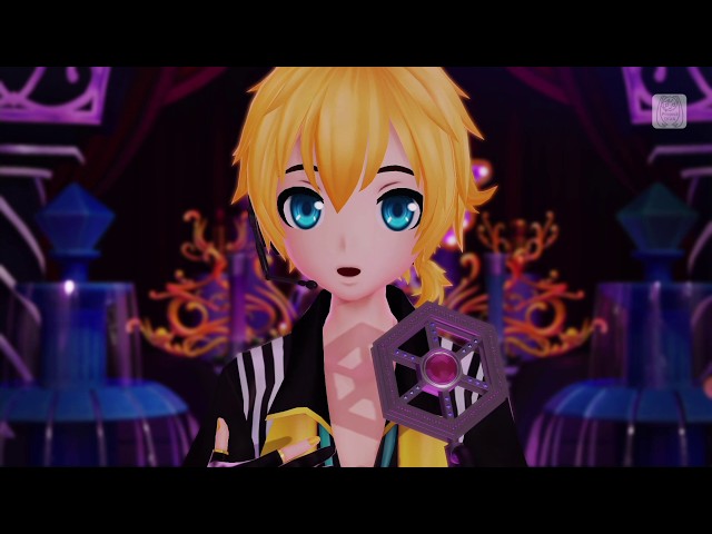 鏡音レン　体験会　缶バッジ　ホーリィランサー　project　DIVA 初音ミク -Project DIVA- X HD】ビューティ・メドレー ～Glossy