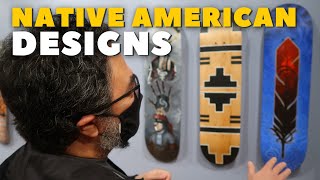 AMAZING Skateboard Deck Art by Native American Artists | Life in Durango, Colorado - Episode 3