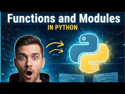 DAY 4"Master Python Functions & Modules 🔥 VishnuVisionHub" #python #coding #education 