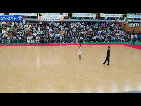 제100회 전국체전 댄스스포츠 일반부 라틴3종목 Final Rumba 오세현 & 이혜원