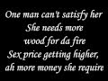 One man cant satisfy her i wayne lyrics on screen